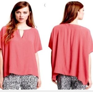 Diane Von Furstenberg Pink Oversized Blouse size Small
